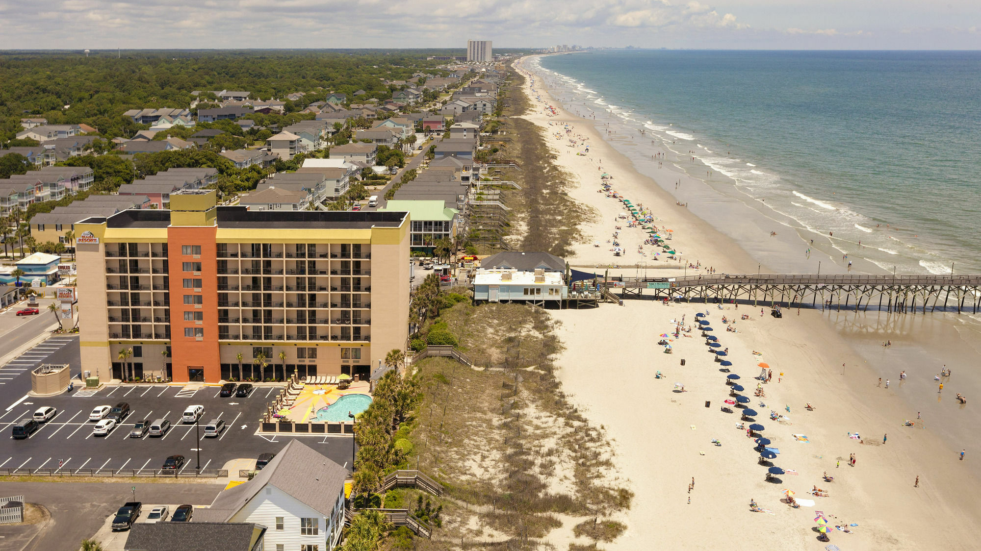 Surfside Beach Oceanfront Hotel Миртл-Бич Экстерьер фото